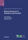Buchcover Recent Research in Nutrition and Growth