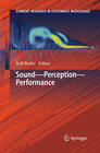 Buchcover Sound - Perception - Performance