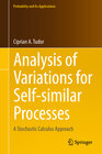 Buchcover Analysis of Variations for Self-similar Processes