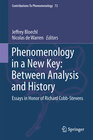 Buchcover Phenomenology in a New Key: Between Analysis and History