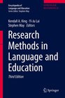 Buchcover Research Methods in Language and Education