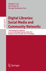 Buchcover Digital Libraries: Social Media and Community Networks