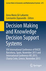 Buchcover Decision Making and Knowledge Decision Support Systems