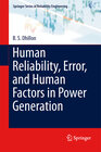 Buchcover Human Reliability, Error, and Human Factors in Power Generation
