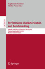 Buchcover Performance Characterization and Benchmarking
