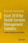 Buchcover Excel 2010 for Health Services Management Statistics