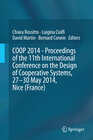 Buchcover COOP 2014 - Proceedings of the 11th International Conference on the Design of Cooperative Systems, 27-30 May 2014, Nice 