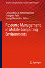 Buchcover Resource Management in Mobile Computing Environments