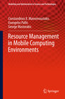 Buchcover Resource Management in Mobile Computing Environments