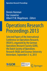 Buchcover Operations Research Proceedings 2013