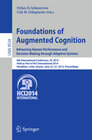 Buchcover Foundations of Augmented Cognition. Advancing Human Performance and Decision-Making through Adaptive Systems
