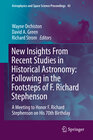 Buchcover New Insights From Recent Studies in Historical Astronomy: Following in the Footsteps of F. Richard Stephenson