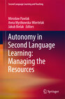 Buchcover Autonomy in Second Language Learning: Managing the Resources