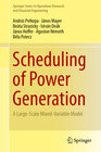 Buchcover Scheduling of Power Generation