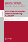 Buchcover Artificial Neural Networks and Machine Learning -- ICANN 2014