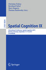 Buchcover Spatial Cognition IX