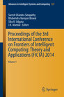 Buchcover Proceedings of the 3rd International Conference on Frontiers of Intelligent Computing: Theory and Applications (FICTA) 2