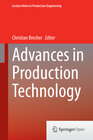 Buchcover Advances in Production Technology