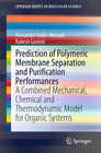 Buchcover Prediction of Polymeric Membrane Separation and Purification Performances