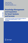 Buchcover Knowledge Management and Acquisition for Smart Systems and Services