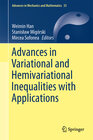Buchcover Advances in Variational and Hemivariational Inequalities