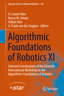 Buchcover Algorithmic Foundations of Robotics XI