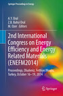 Buchcover 2nd International Congress on Energy Efficiency and Energy Related Materials (ENEFM2014)