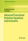 Buchcover Advanced Functional Evolution Equations and Inclusions