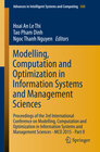 Buchcover Modelling, Computation and Optimization in Information Systems and Management Sciences