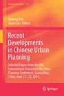 Buchcover Recent Developments in Chinese Urban Planning