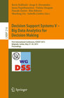 Buchcover Decision Support Systems V – Big Data Analytics for Decision Making