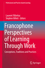 Buchcover Francophone Perspectives of Learning Through Work