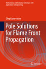 Buchcover Pole Solutions for Flame Front Propagation