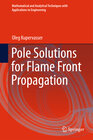 Buchcover Pole Solutions for Flame Front Propagation