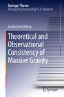 Buchcover Theoretical and Observational Consistency of Massive Gravity