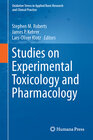 Buchcover Studies on Experimental Toxicology and Pharmacology