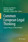 Buchcover Common European Legal Thinking