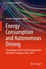 Buchcover Energy Consumption and Autonomous Driving