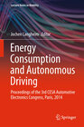 Buchcover Energy Consumption and Autonomous Driving