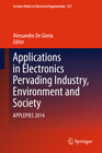 Buchcover Applications in Electronics Pervading Industry, Environment and Society
