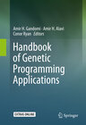 Buchcover Handbook of Genetic Programming Applications