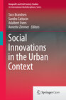 Buchcover Social Innovations in the Urban Context