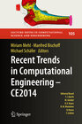 Buchcover Recent Trends in Computational Engineering - CE2014