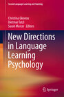Buchcover New Directions in Language Learning Psychology