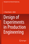 Buchcover Design of Experiments in Production Engineering