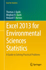 Buchcover Excel 2013 for Environmental Sciences Statistics