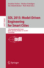 Buchcover SDL 2015: Model-Driven Engineering for Smart Cities