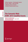 Buchcover The Semantic Web: ESWC 2015 Satellite Events