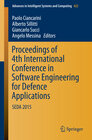 Buchcover Proceedings of 4th International Conference in Software Engineering for Defence Applications