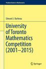 Buchcover University of Toronto Mathematics Competition (2001–2015)
